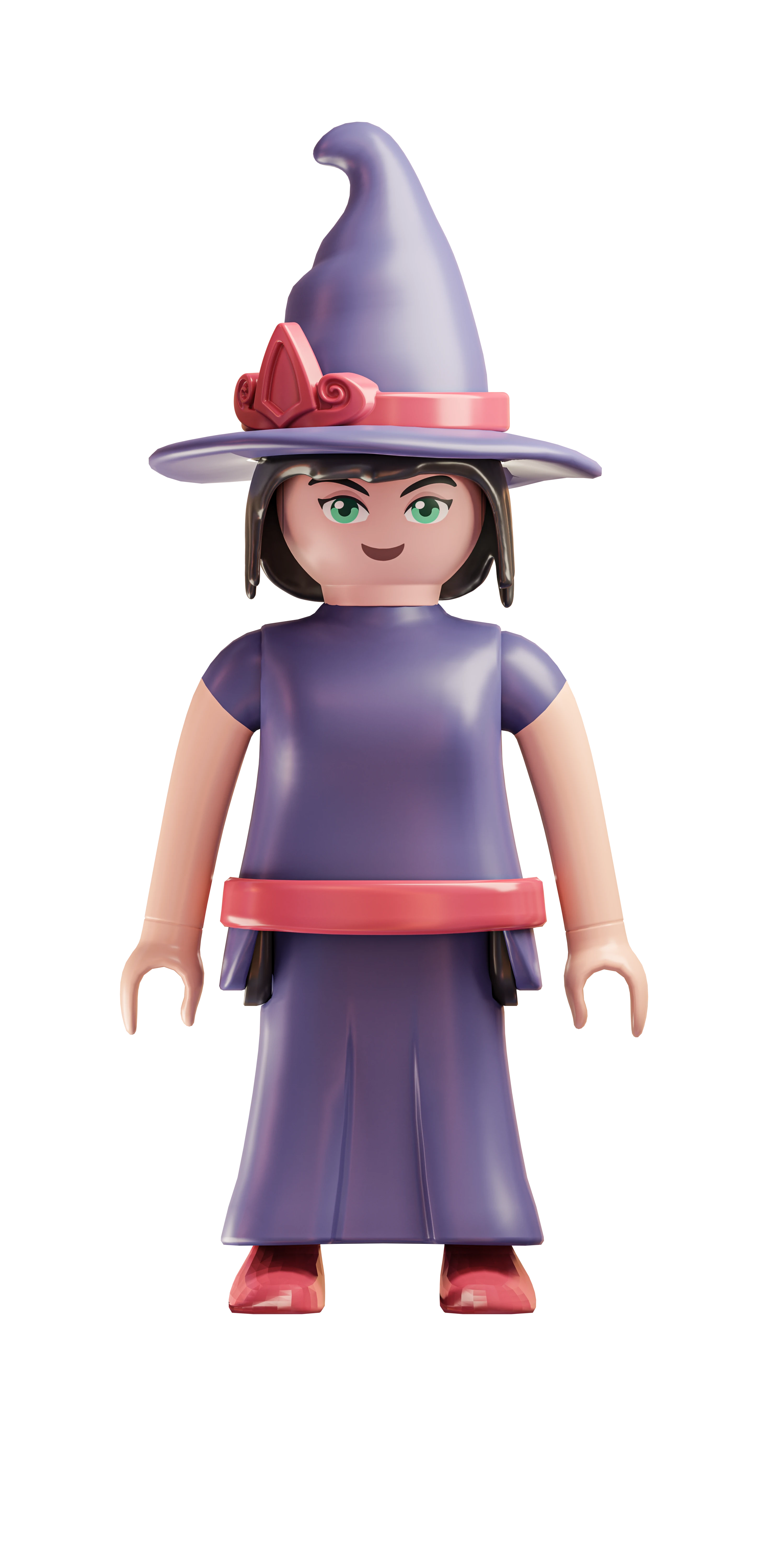 Witchy Playmobil Figur mit Printed Face