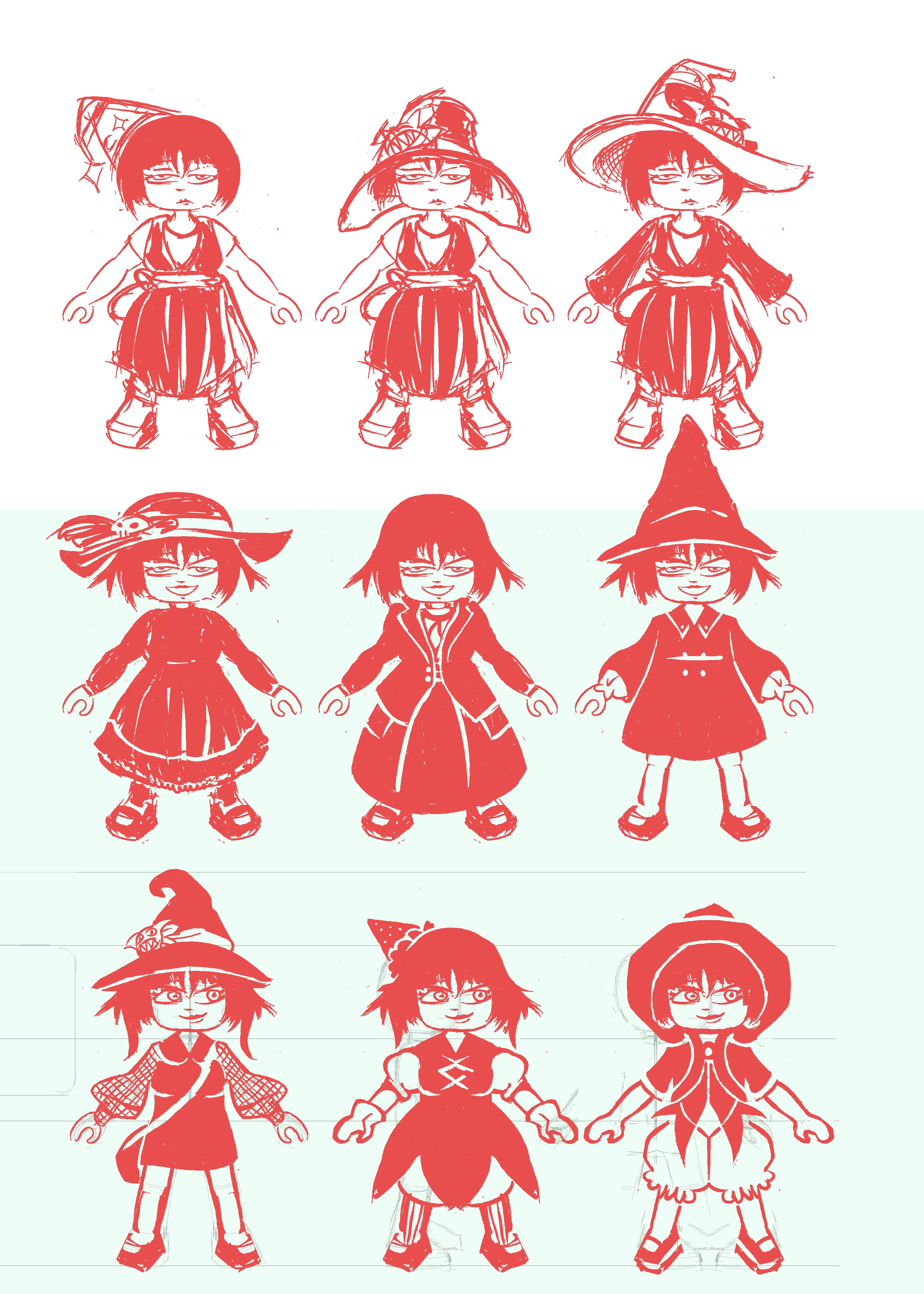 Witchy Skizze